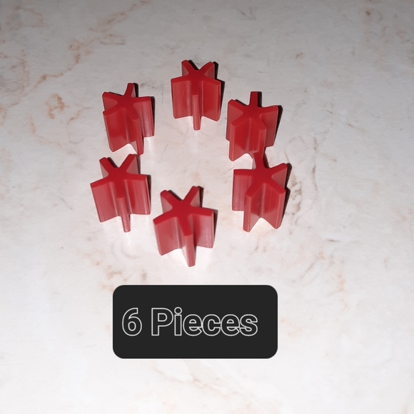 Castle Risk Vintage Game Replacement Pieces RED - Picture 2 of 7